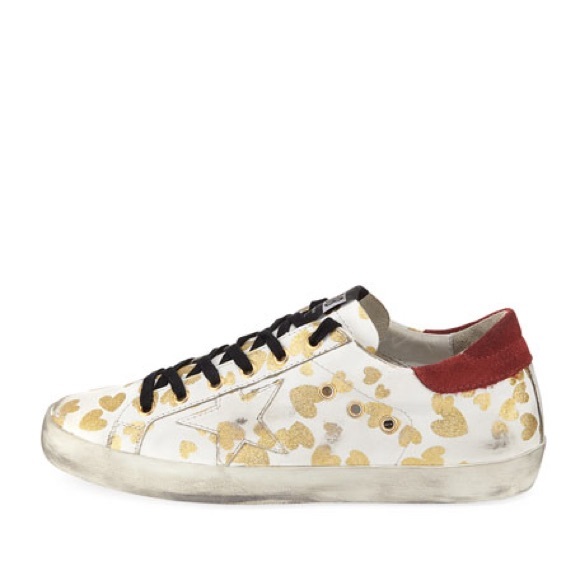 golden goose heart sneakers